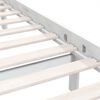 vidaXL Bed Frame without Mattress White Solid Wood Small Single