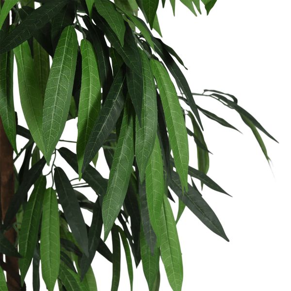 vidaXL Artificial Mango Tree 450 Leaves 120 cm Green