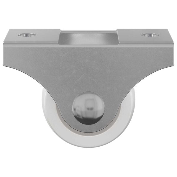 vidaXL Caster 2 pcs White 42 x 11.5 x 29 mm Iron