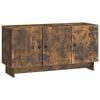 vidaXL TV Cabinet Smoked Oak 99 x 34.5 x 50 cm Engineered Wood