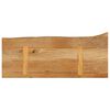 vidaXL Table Top Live Edge 80x40x2.5 cm Solid Wood Mango