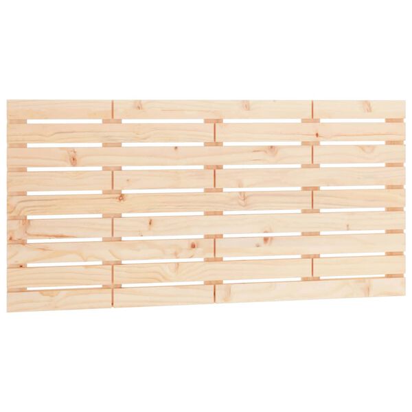 vidaXL Wall Headboard 141x3x63 cm Solid Wood Pine