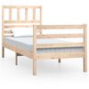 vidaXL Bed Frame without Mattress Solid Wood 90x200 cm