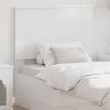 vidaXL Headboard Gloss White Engineered Wood