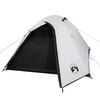 vidaXL Camping Tent Dome 3-Person White Blackout Fabric Waterproof