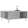 vidaXL Coffee Table Concrete Grey 80x80x36.5 cm Engineered Wood