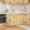 vidaXL Cabinet SKI Honey Brown 40 x 46 x 81 cm Solid Pine Wood