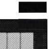 vidaXL Insect Door Curtains 2 pcs with Magnet Blocks Black 220x130 cm