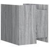 vidaXL Bedside Cabinet Grey Sonoma 45x50x50 cm Engineered Wood