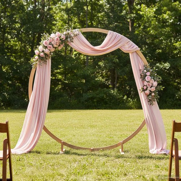 vidaXL Wedding Arch Light Brown 224 x 80 x 220 cm Solid Pine Wood