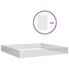 vidaXL Free Range Animal Enclosure 48-Panel 54x80 cm Galvanised Iron