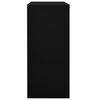 vidaXL Office Cabinet with Sliding Door Black 90x40x90 cm Steel