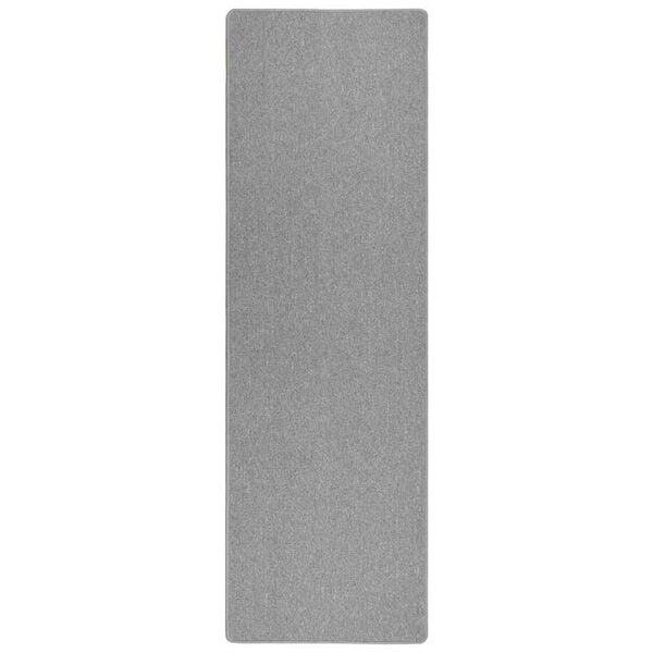 vidaXL Carpet Runner Light Grey 80 x 500 cm 100% Polypropylene
