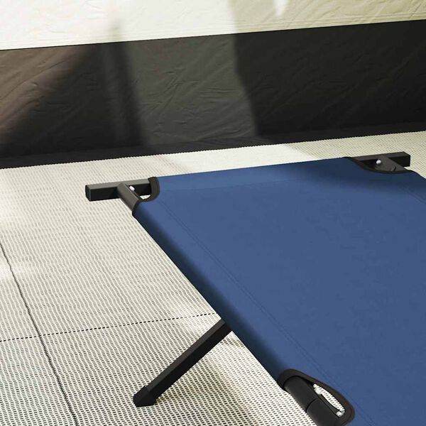 vidaXL Folding Camping Bed Folding Blue 193 x 69 x 45 cm Oxford fabric