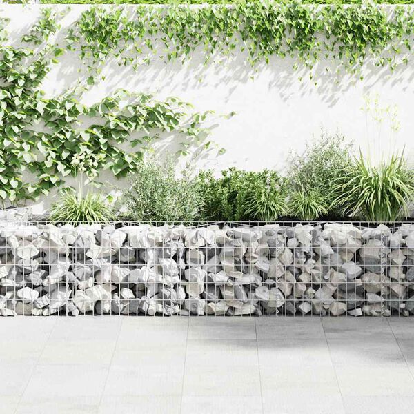vidaXL Gabion Basket Galvanised Steel 300x30x50 cm