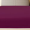 vidaXL Jersey Fitted Sheets 2 pcs Bordeaux 140x200 cm Cotton