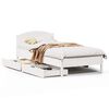 vidaXL Bed Frame without Mattress White 75x190 cm Solid Wood Pine