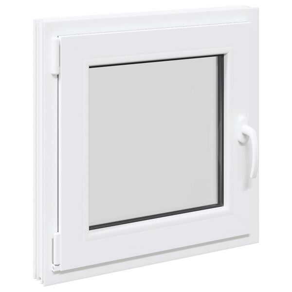 vidaXL Basement Window RISOR 60x60 cm Tilt&Turn DIN Left White