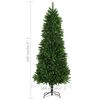vidaXL Artificial Pre-lit Christmas Tree with Ball Set 240 cm Green
