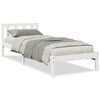 vidaXL Extra Long Bed Frame without Mattress White 90x210 cm