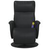 vidaXL Massage Recliner Chair Black 71 x 90 x 105 cm Faux Leather