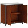 vidaXL Kitchen Storage with Shelf Rusty 90 x 50 x 92 cm Steel