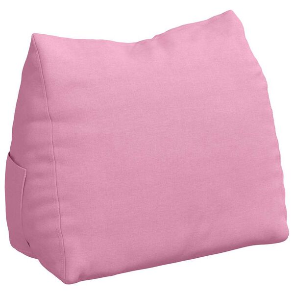 vidaXL Back Pillow Pink 45 x 20 x 35 cm Fabric