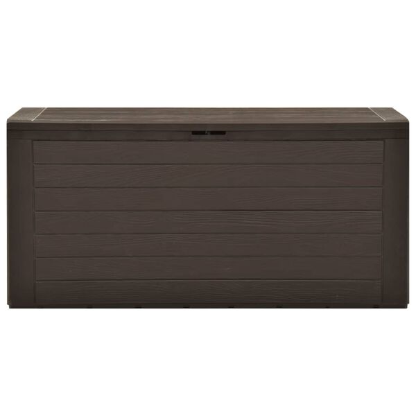 vidaXL Garden Storage Box Brown 116x44x55 cm