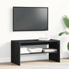 vidaXL TV Cabinet Black Oak 80x40x40 cm Engineered Wood