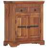vidaXL Sideboard 63x30x75 cm Solid Acacia Wood