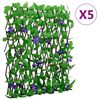vidaXL Artificial Ivy Trellis Expandable 5 pcs Green 180x70 cm
