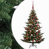 vidaXL Artificial Christmas Tree with Bauble 120 cm 150 LEDs