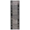 vidaXL Runner Rug FLORNES Woven Grey PP 7 mm