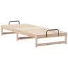 vidaXL Bed Frame Brown 90 x 220 cm Solid Pine Wood