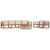 vidaXL Outdoor Sofa Set 7 pcs Natural Solid Acacia Wood