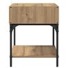 vidaXL Bedside Table Artisan Oak 40 x 40 x 50 cm Engineered Wood