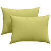 vidaXL Sofa Pillows 2 pcs Light Green 70 x 50 cm Fabric