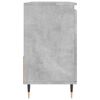 vidaXL Bathroom Cabinet Concrete Grey 65x33x60 cm Engineered Wood