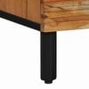 vidaXL Sideboard with Door Natural 80 x 33.5 x 75 cm Solid Acacia Wood