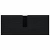 vidaXL Bathroom Sink Cabinet Black Oak 80 x 33 x 60 cm Engineered Wood