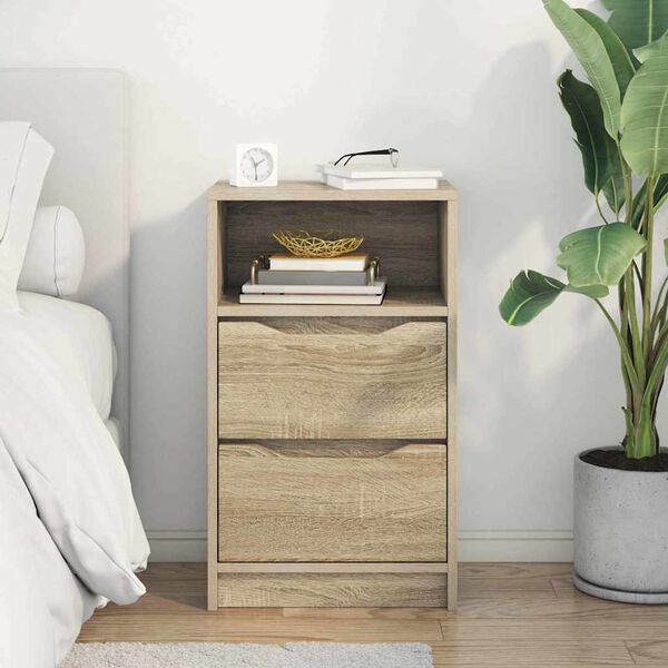 vidaXL Bedside Table Sonoma Oak 40 x 30 x 467 cm Engineered Wood