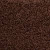 vidaXL Stair Mats 15 pcs 65x21x4 cm Brown Half Round Large