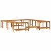 vidaXL Hot Tub Surround Solid Acacia Wood Brown