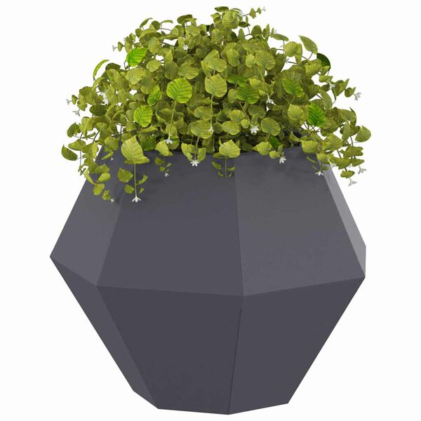 vidaXL Planter Anthracite 50 x 50 x 40 cm Steel