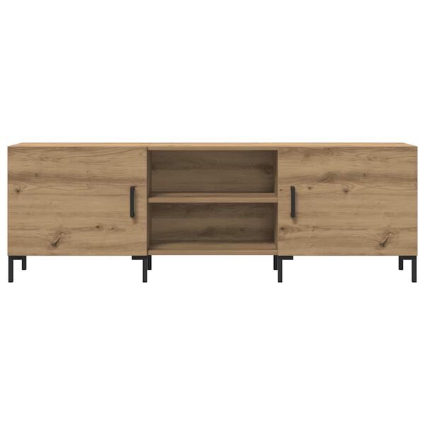 vidaXL TV Cabinet Artisan Oak 150x30x50 cm Engineered Wood