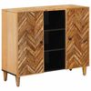 vidaXL Storage Cabinets Brown 90 x 33.5 x 75 cm Solid Mango Wood