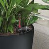 LECHUZA Planter CLASSICO LS 35 ALL-IN-ONE Charcoal Metallic 16063