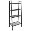 vidaXL Display Shelf | Black | Metal | Compact | Display Shelf | Rectangular