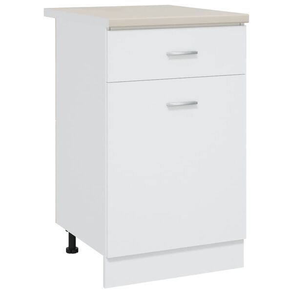 vidaXL Kitchen Countertop Cream 50x60x2.8 cm Engineered Wood