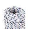 vidaXL Boat Rope White 2 mm 50 m Polypropylene